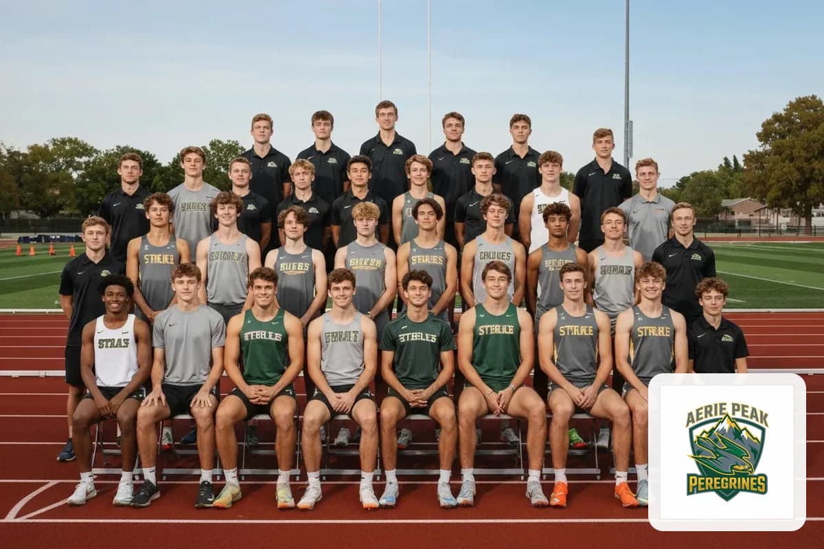 Junior Varsity Boys Track & Field team photo