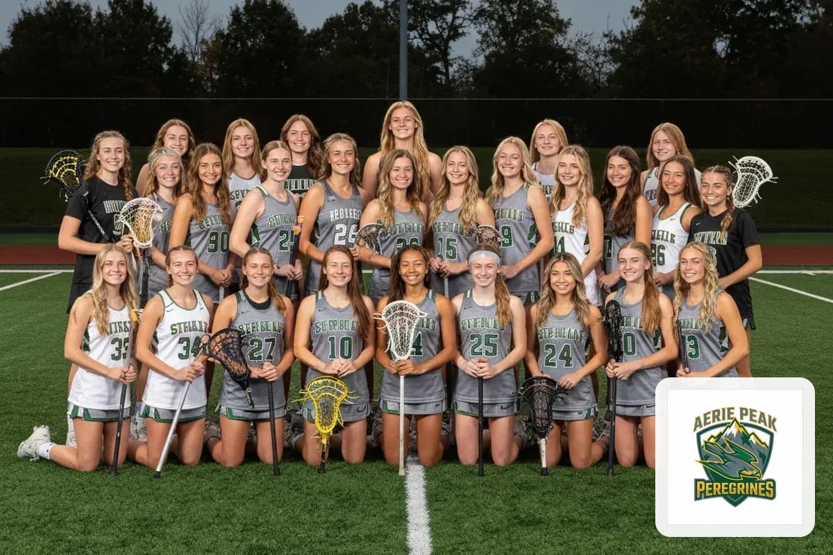 Junior Varsity Girls Lacrosse team photo