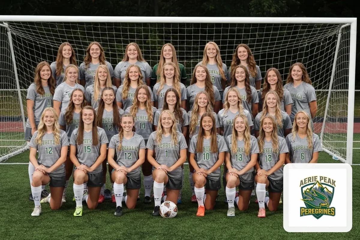 Junior Varsity Girls Soccer team photo