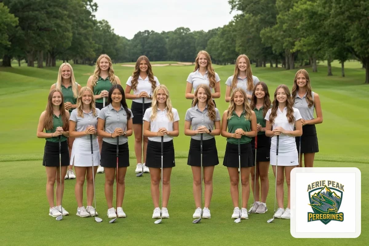 Varsity Girls Golf team photo