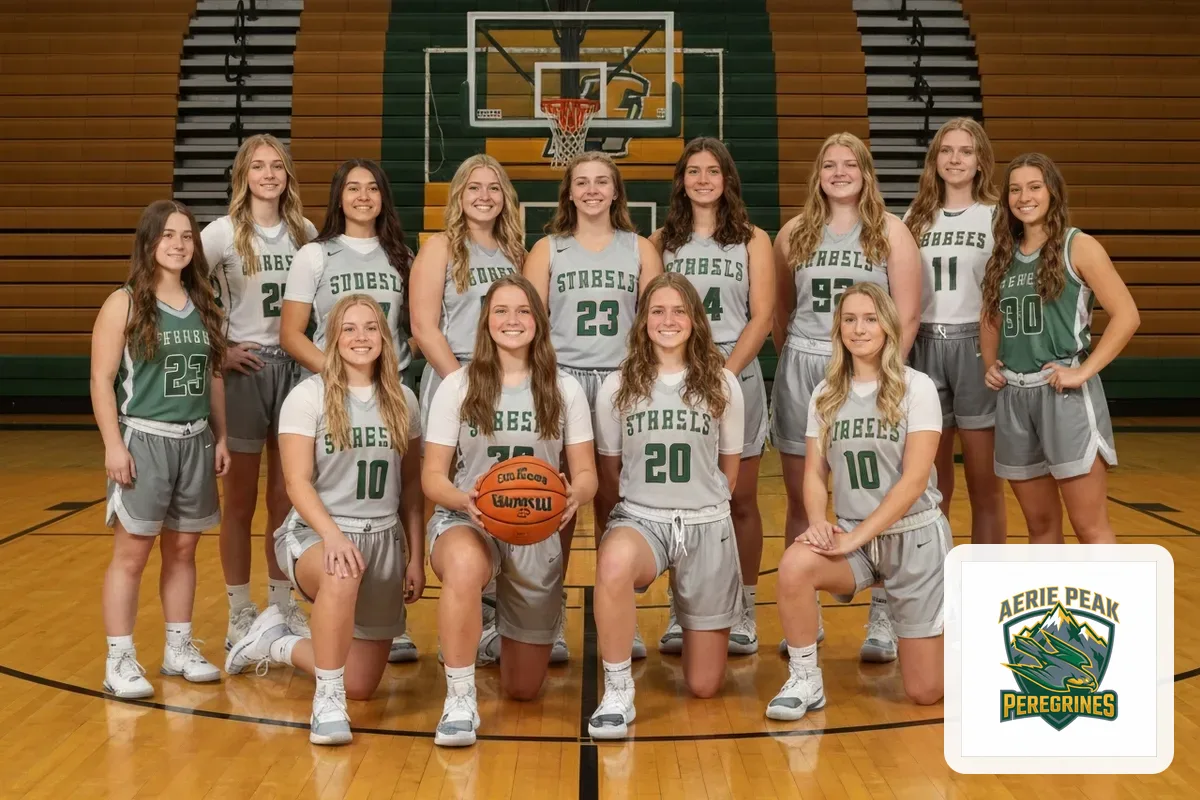 Freshman Girls Basketball team photo